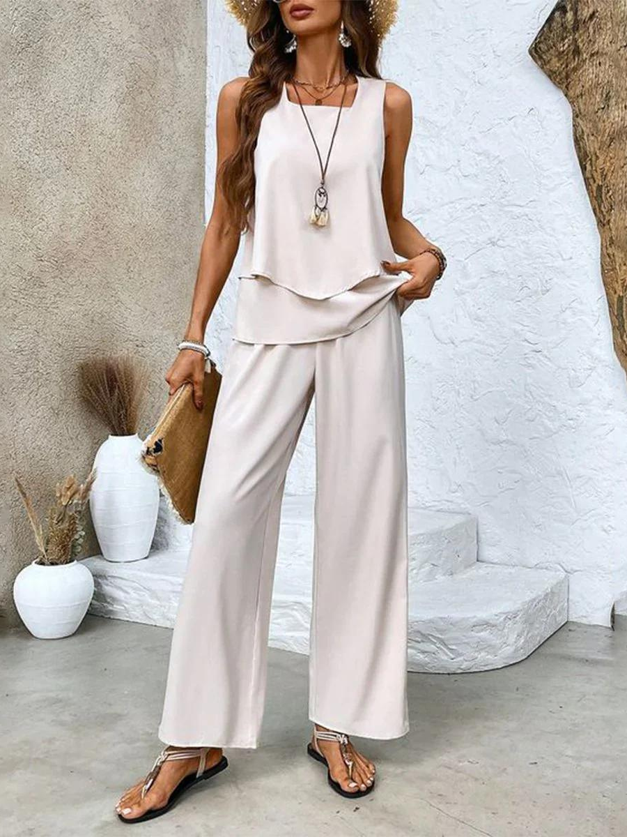 Vivian | Airy Floral Two-Piece Set