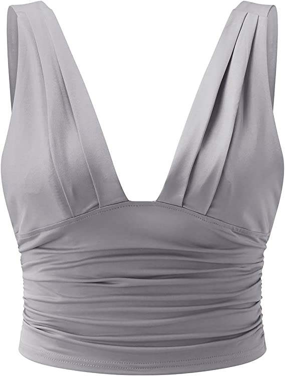 Giselle - Stijlvolle V-hals Mouwloze Top