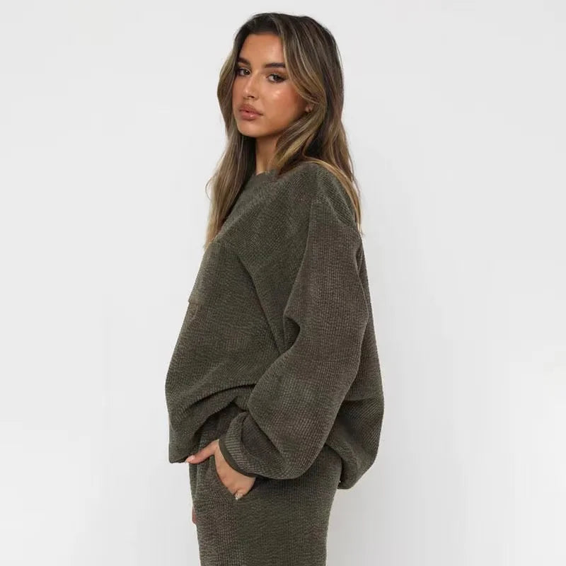 Genovia - Corduroy Tweedelige Damesset