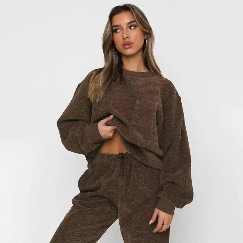 Genovia - Corduroy Tweedelige Damesset