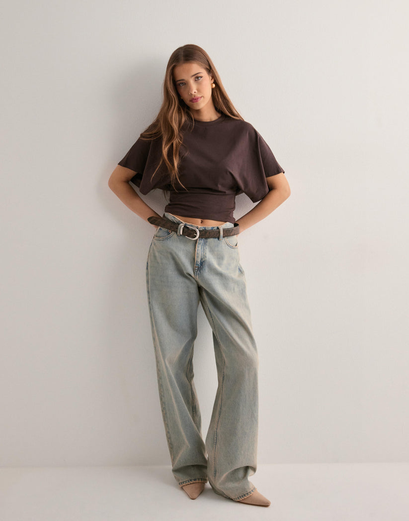 Amaya – Trendy T-shirt met Wijde Mouwen