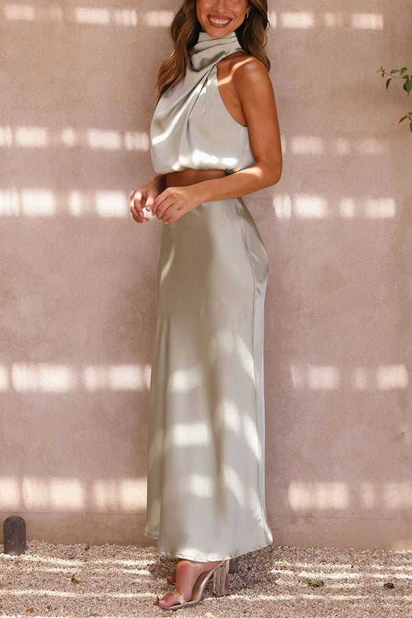 Seraphina | Satin Two-Piece Set