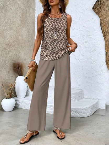 Vivian | Airy Floral Two-Piece Set