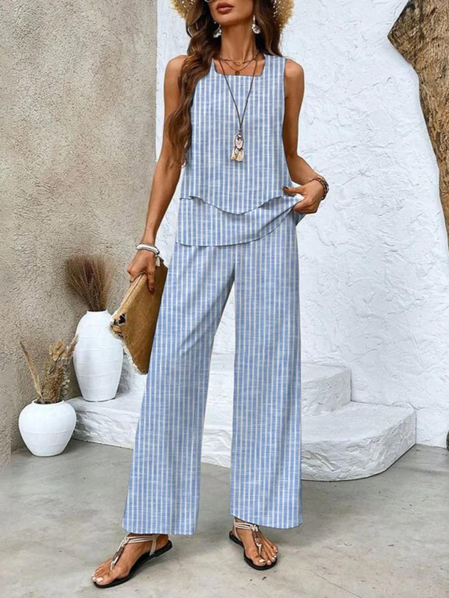 Vivian | Airy Floral Two-Piece Set
