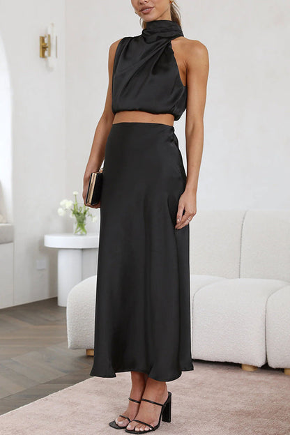 Seraphina | Satin Two-Piece Set