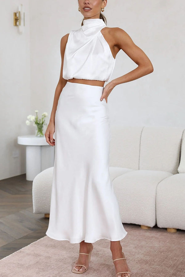 Seraphina | Satin Two-Piece Set